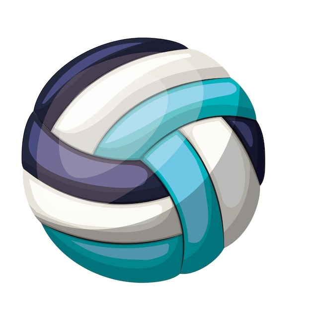 Цвет силуэта с волейбольным мячом