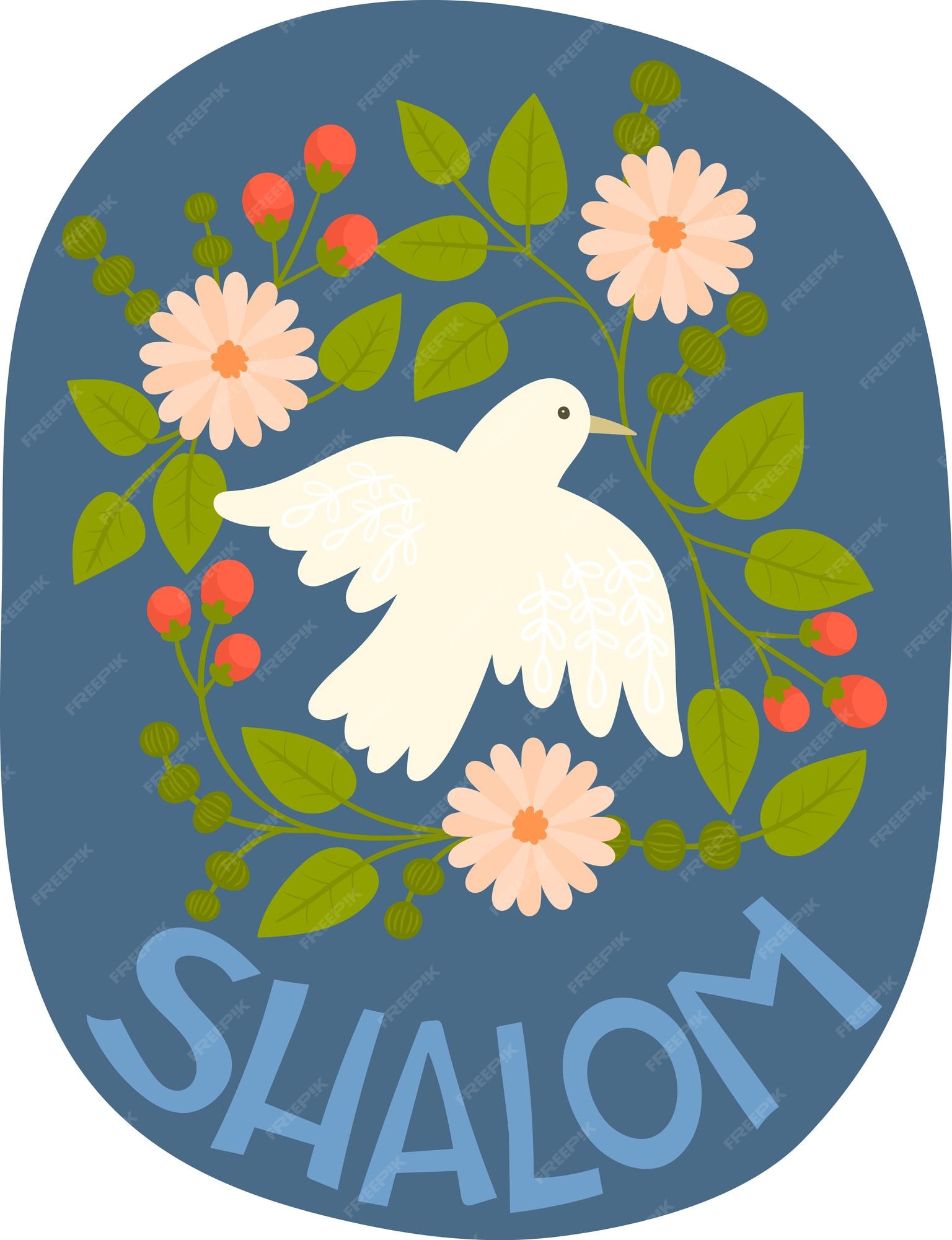 Premium Vector  Shalom text design shalom is a hebrew word meaning peace