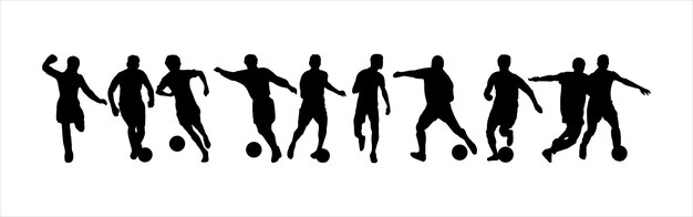 Sagoma di un giocatore di football con una palla Stencil nero dell'atleta Icona del logo del giocatore di football