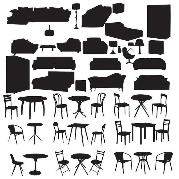 Silhouette furniture set