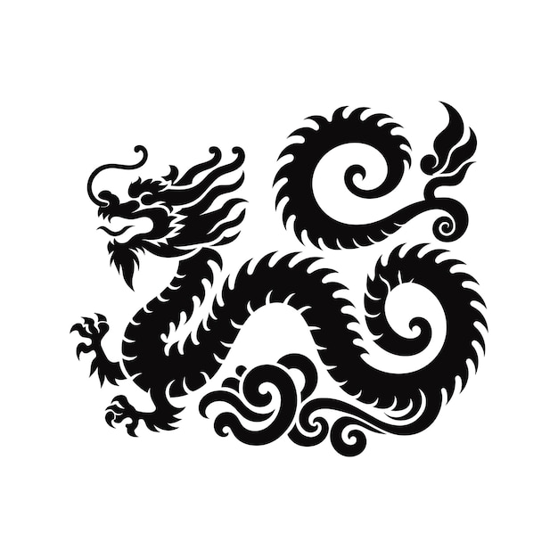 Green Wood Dragon Symbol 2024 Chinese Stock Vector (Royalty Free)  2368490761