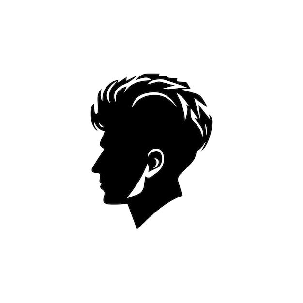 silhouette of head facing sideways