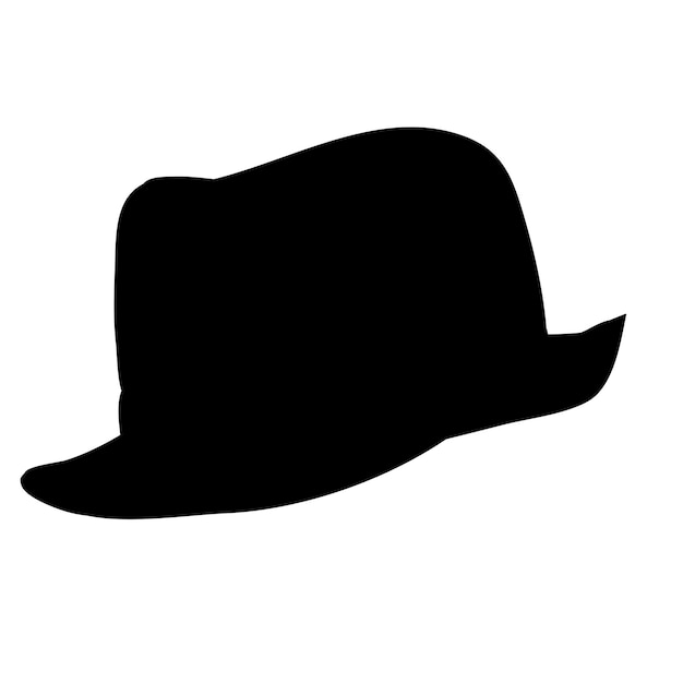 silhouette icon men's hat