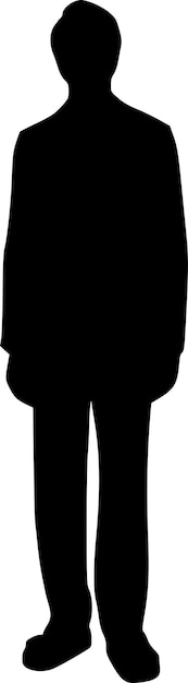 Silhouette of a man vector