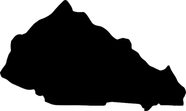 ナフーリ・ブルキナ・ファソのシルエット地図
