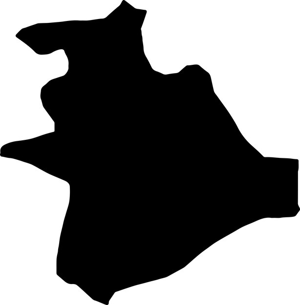 Silhouette map of Saraj Macedonia