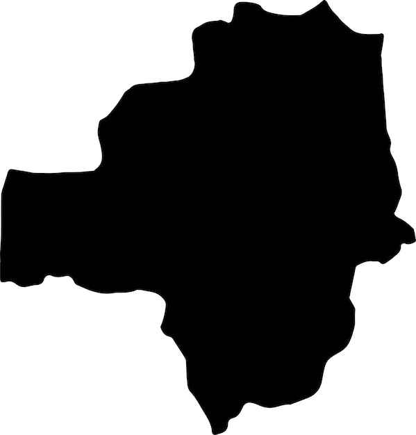 ザムファラ・ナイジェリアのシルエット地図