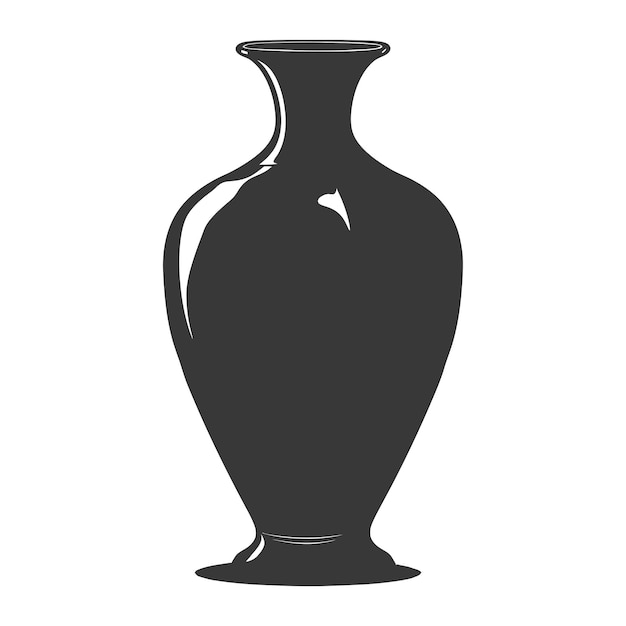 Silhouette Scandinavian Unique Vase black color only