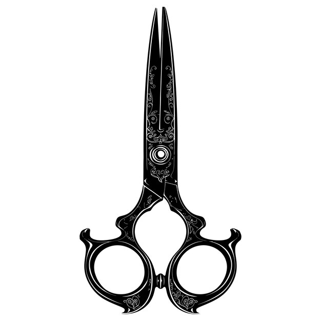 Silhouette shaving scissors black color only