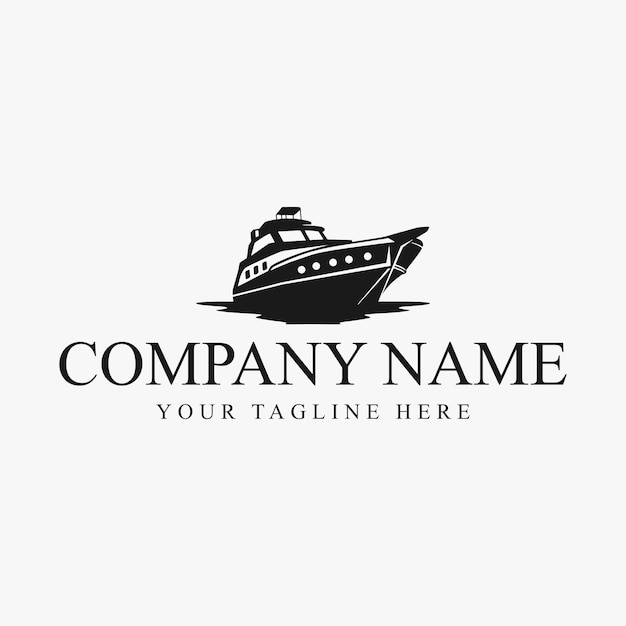 Silhouette ship company logo