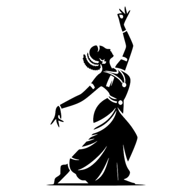 Silhouette of a Traditional Dancer