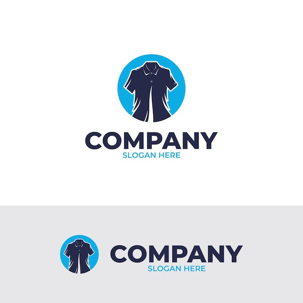 Silhouette of tshirt premium logo design template