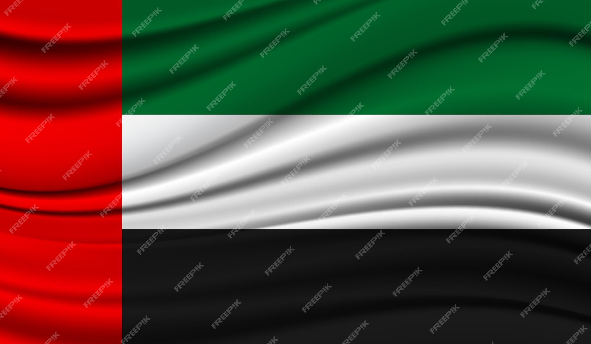 Premium Vector | Silk waving flag of united arab emirates silk satin texture background Premium Vector | Silk waving flag of united arab emirates silk satin texture background