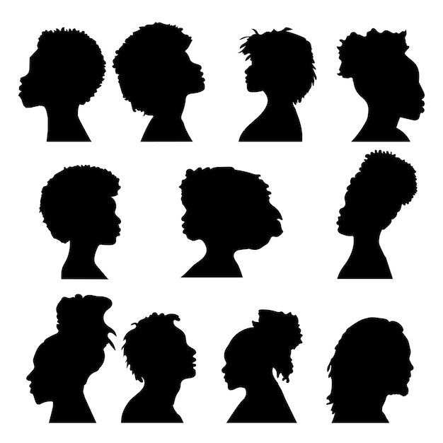 Siluetas Afro-Amerikanen