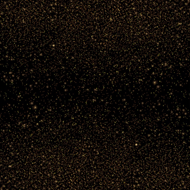 Vector silver glitter texture on black background