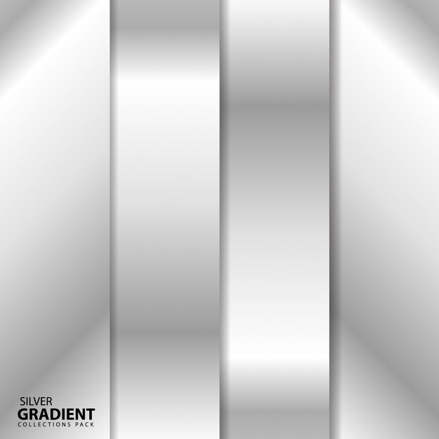 Silver gradient collections pack