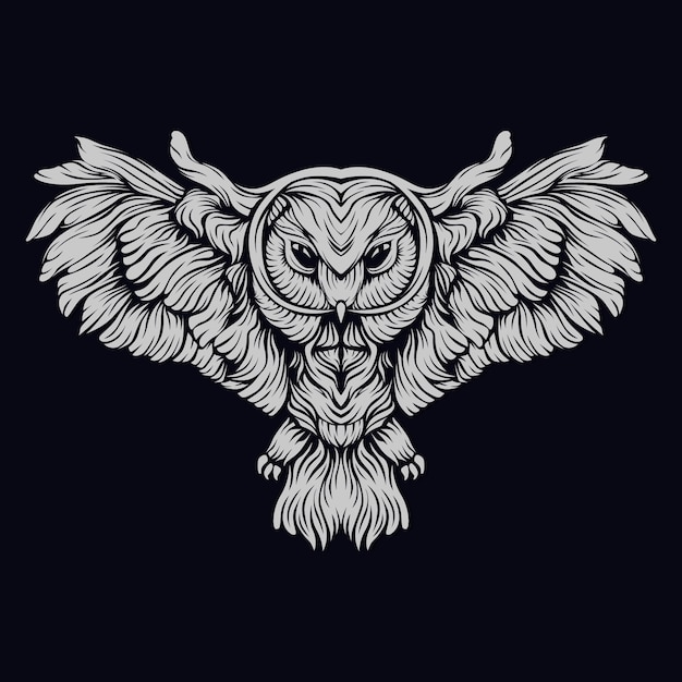 Silver owl