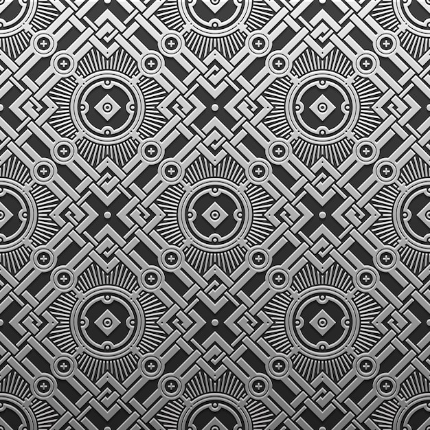 Silver/platinum metallic background with geometric pattern. elegant luxury style.