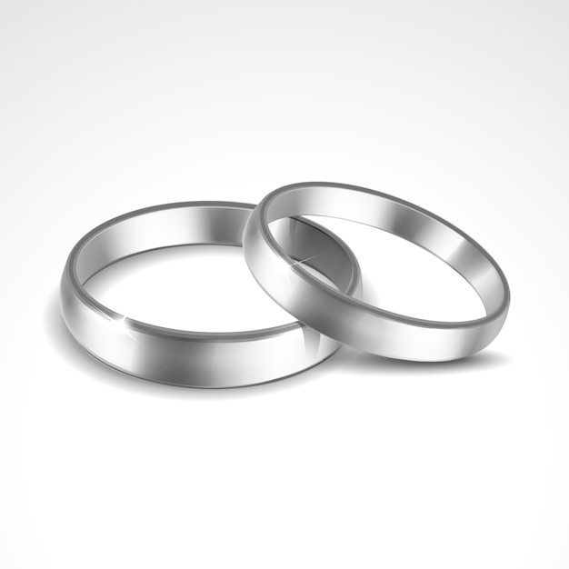 Premium Vector | Silver Rings
