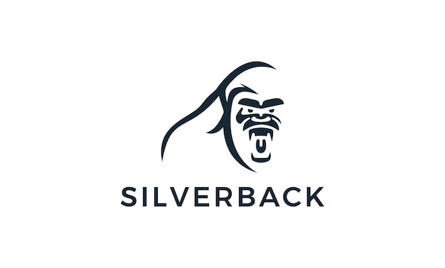 silverback gorilla logo design