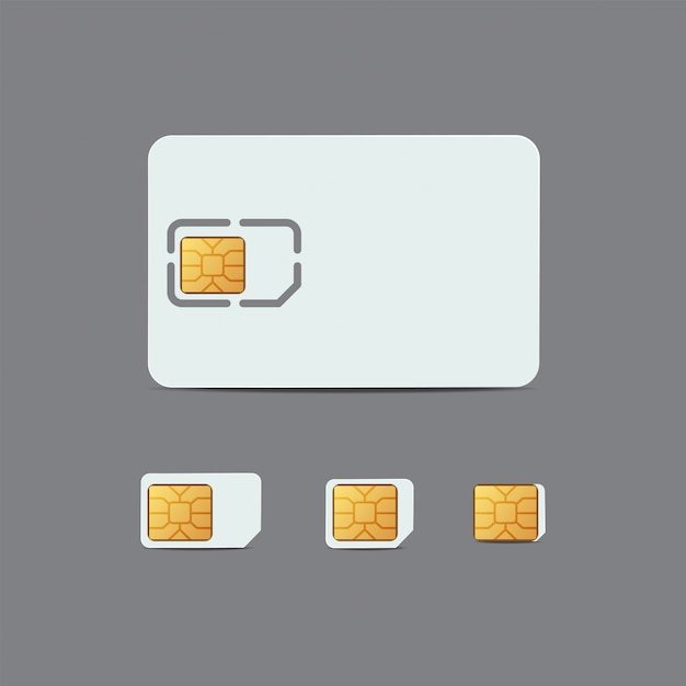 Sim Card Stock Illustration - Download Image Now - SIM Card