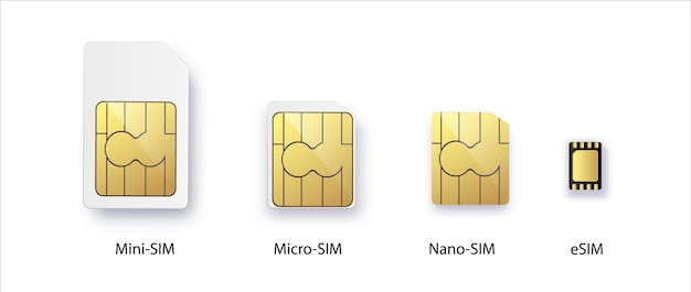 Sim card smart cellulare comunicazione wireless gsm chip elettronica e telecomunicazione microchip ...