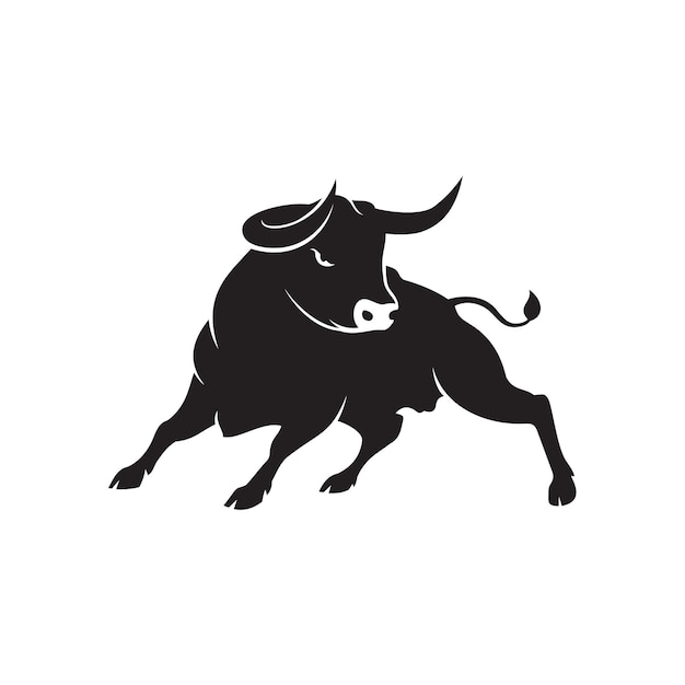 Simpel bull buffalo cow logo design