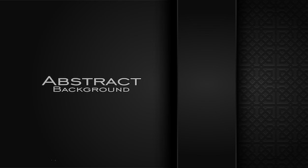 Vector simple abstract background modern and elegant design with dark black color