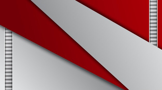 Simple abstract background red and white