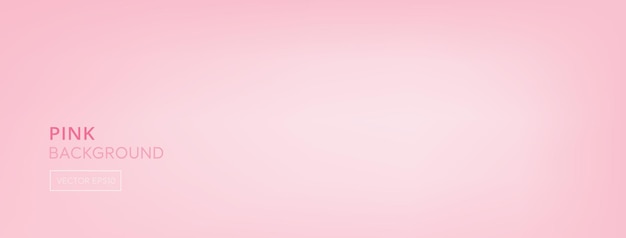 Простой абстрактный градиент пастельного светло-розового фона баннера