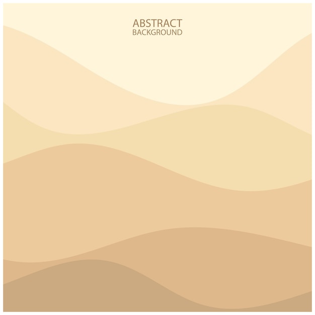 茶色の色の組み合わせビーチ砂漠の本の表紙の壁紙ベクトルと単純な抽象的な砂の背景