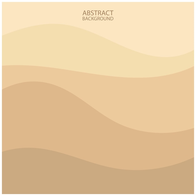 Vector simple abstract sand background with brown color combination beach desert book coverwallpaper vector