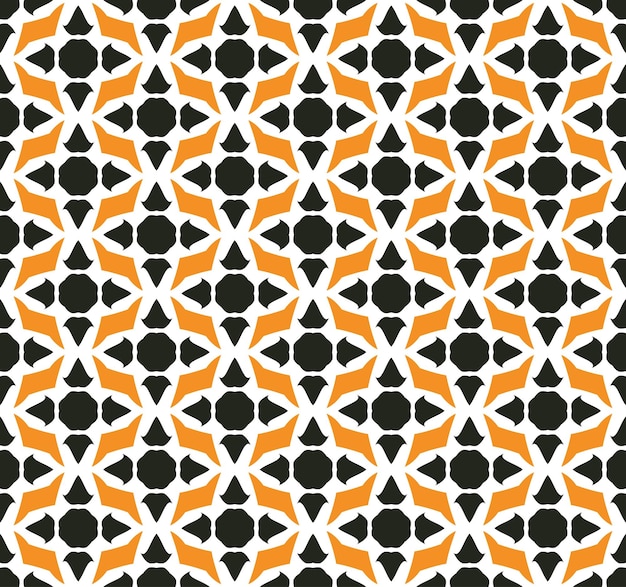 Vector simple abstract seamless ornament pattern background