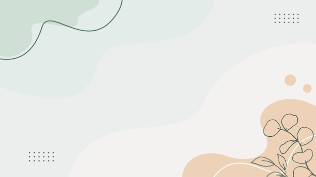 simple aesthetic floral background pastel color