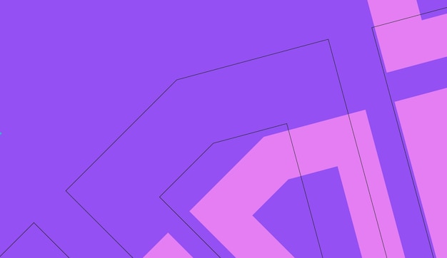 Вектор Простой и современный фиолетовый абстрактный плоский фон баннера