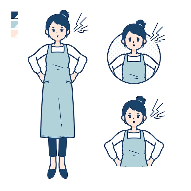 Simple apron womananger