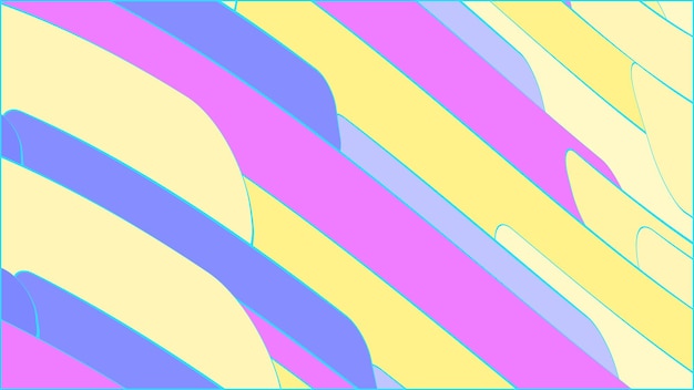 Simple background from minimalistic magical multicolored abstract bright inclined lines of waves