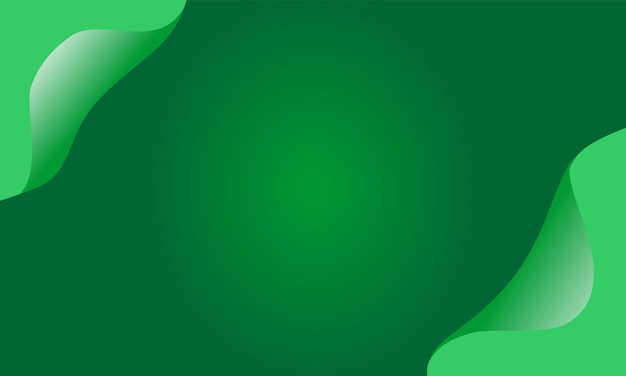 Sfondo semplice colore verde design a tema naturale per banner natura