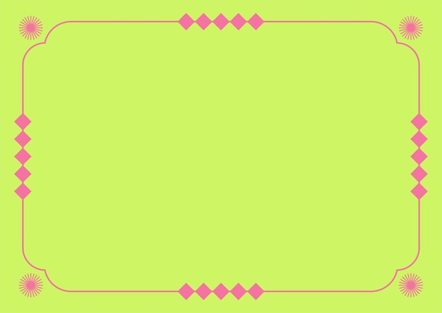 Simple background green pink trendy minimalist