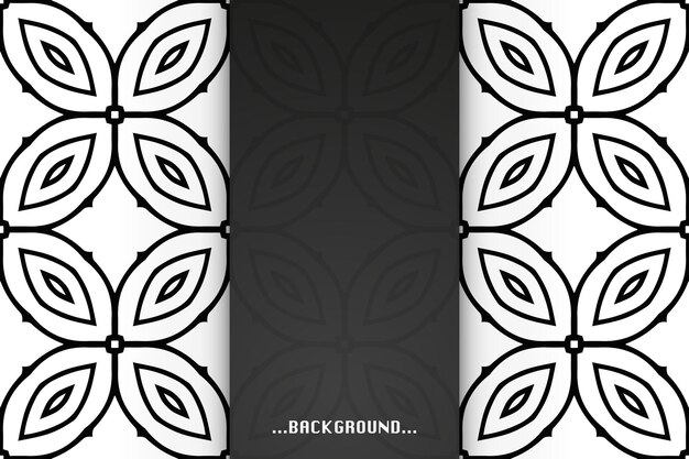 Simple background with ethnic shapes.