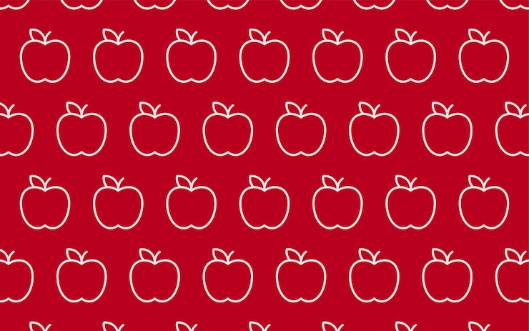 Vector simple background with fruit theme