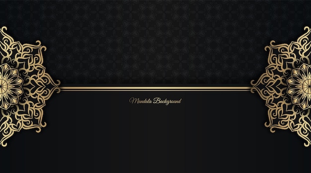 Simple background with gold ornament border