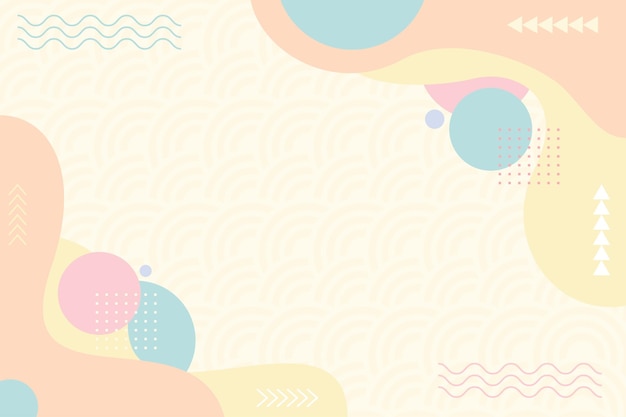 Vector simple background with pastel colors