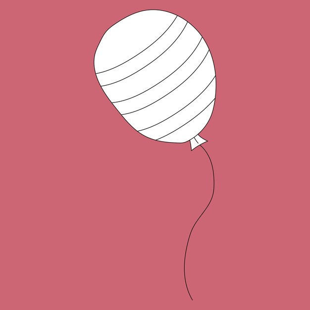 simple balloon illustration