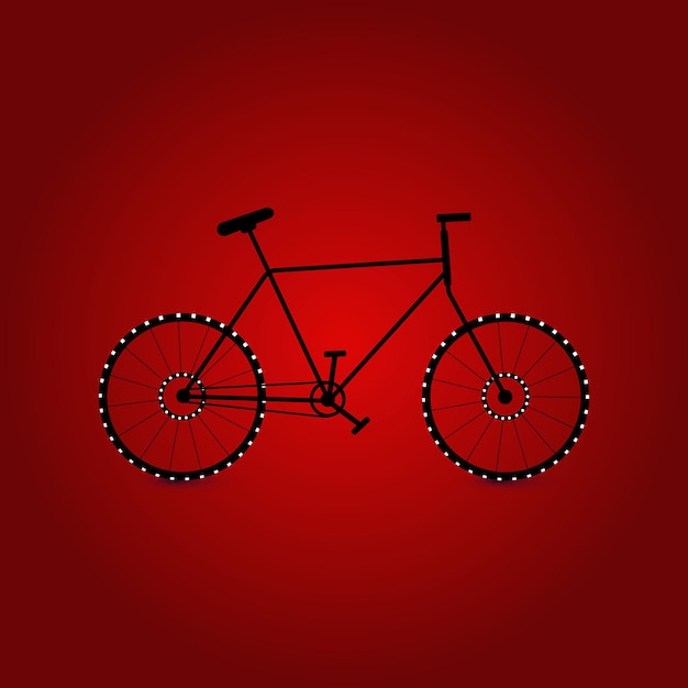simple bicycle icon logotype
