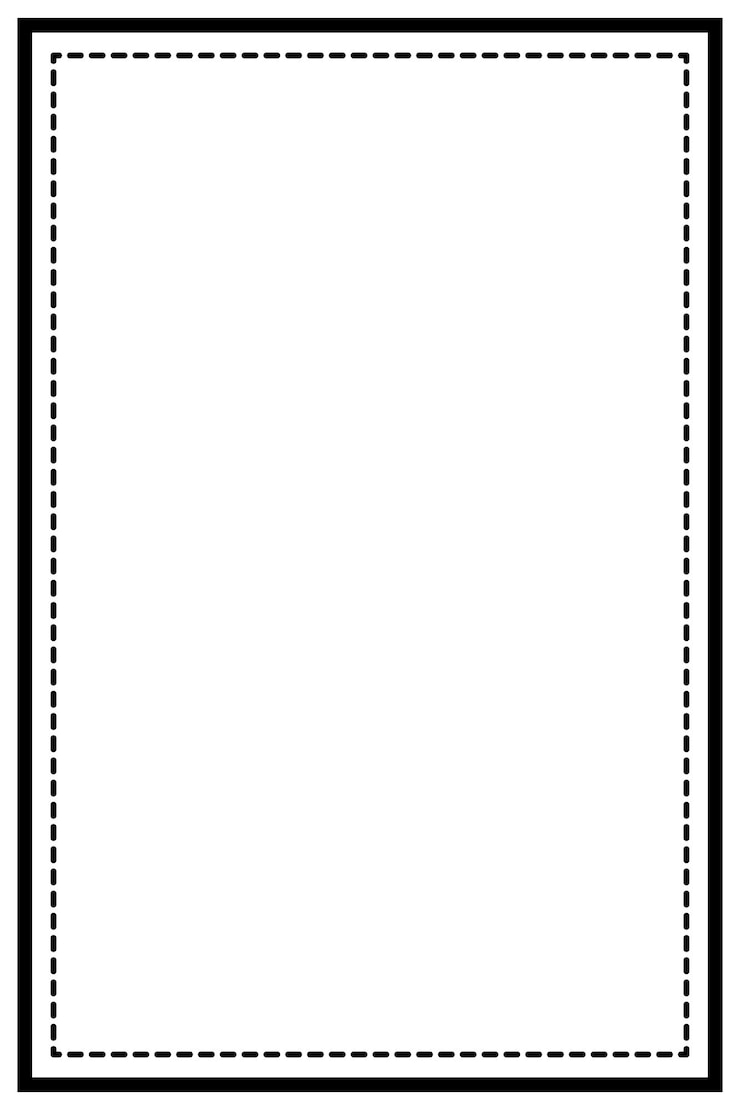 Vector simple black border frame vector design