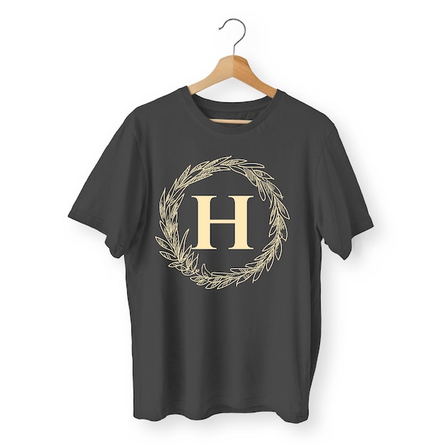 simple black t shirt design