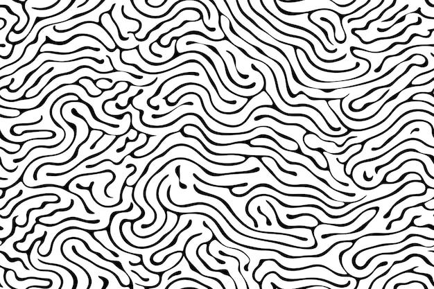 Simple black and white abstract seamless pattern