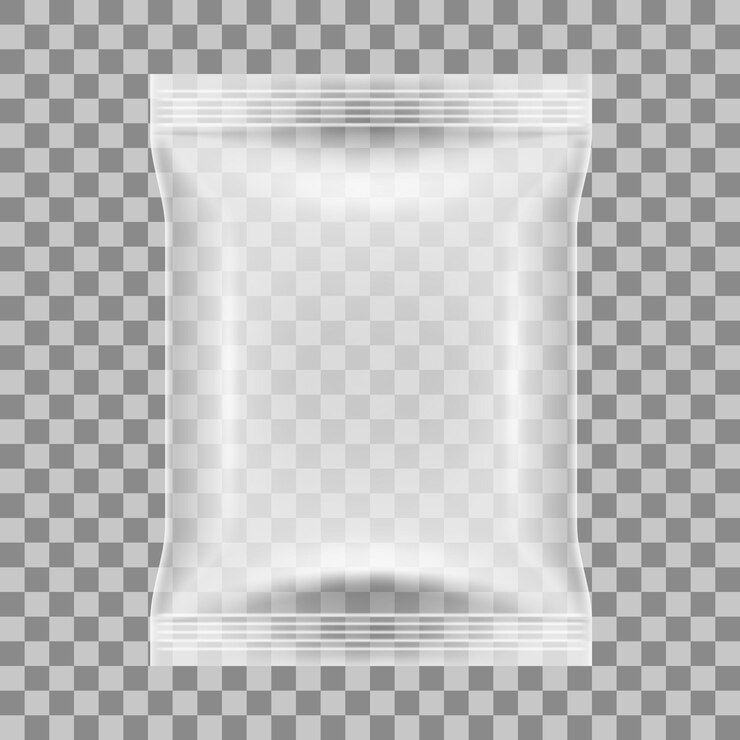 Vector simple blank doy pack and pillow pack