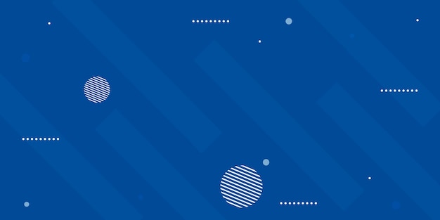 Simple blue background with geometric shapes